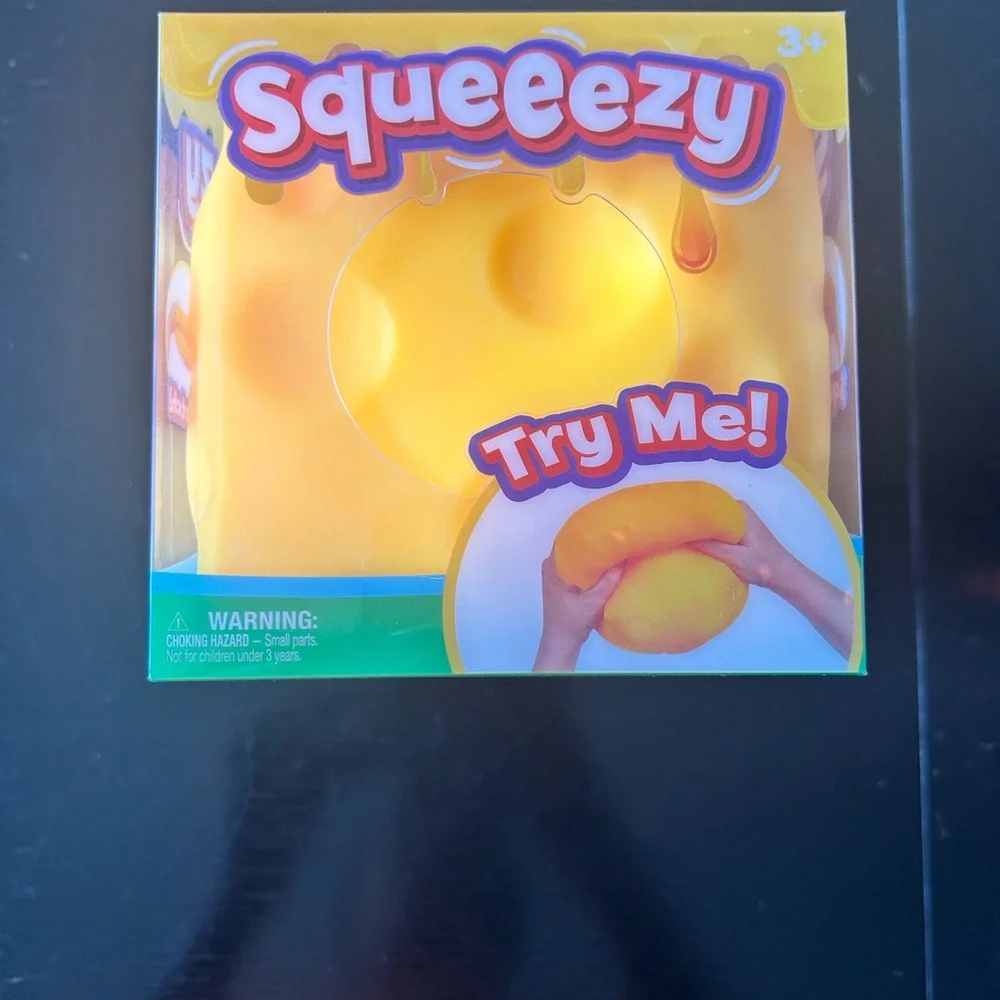 Yellow Kids Stress Toy - Squeezy - Picture 2 of 4